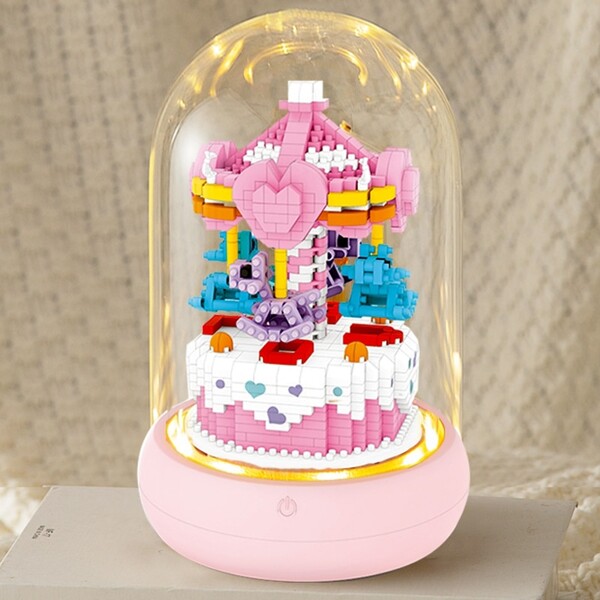 Lboyu 7532 Heart Merry-go-round Carousel LED Light
