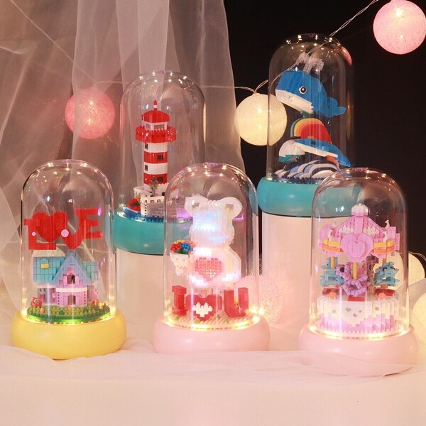 Lboyu 7532 Heart Merry-go-round Carousel LED Light