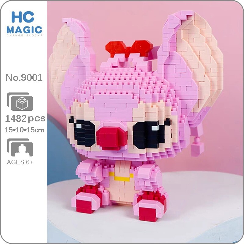 HC 9001 Pink Alien Dog Monster Sit
