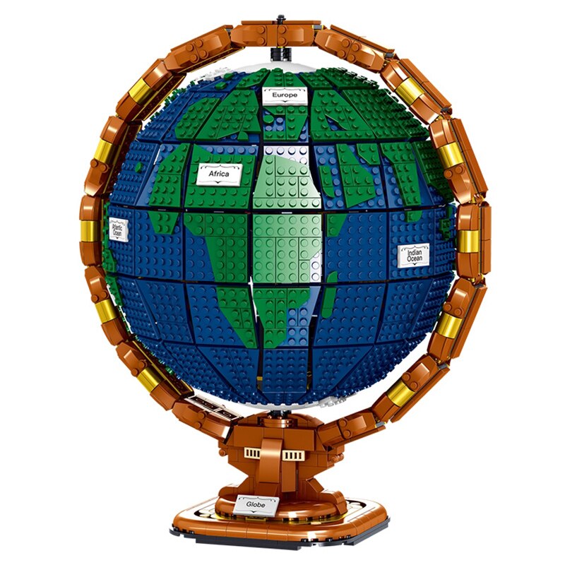 Lezi 01038 Retro Rotating Terrestrial Globe