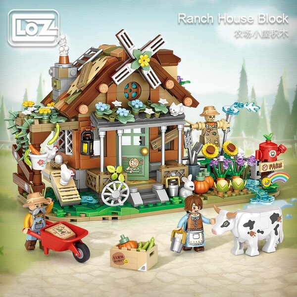 LOZ 1281 Farm Cottage Autumn House Ranch