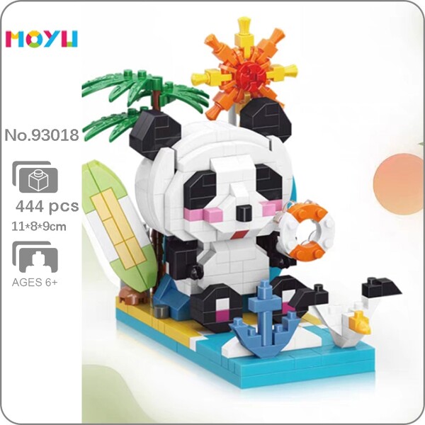 Moyu 93018 Panda Sun Sand Beach Mobile Phone Stand