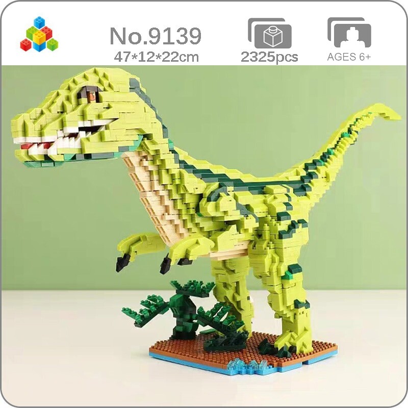 YZ 9139 Jurassic Dinosaur Velociraptor Monster