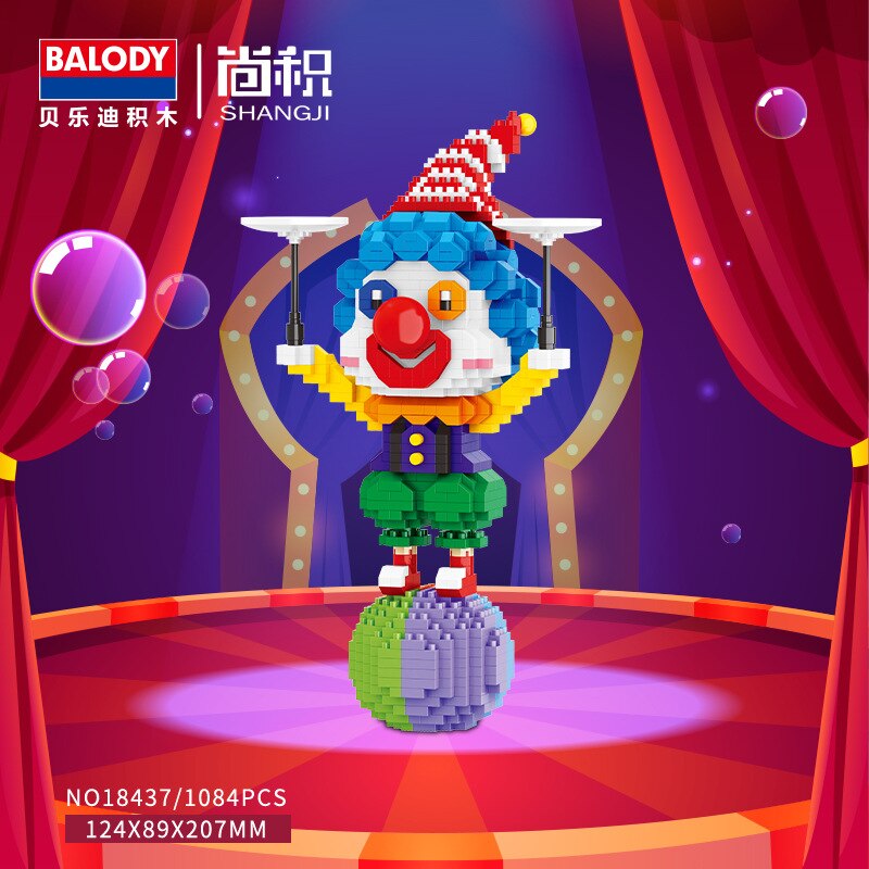 Balody 18437 Acrobatic Troupe Clown On Ball