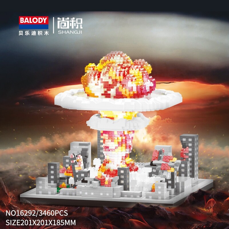 Balody 16292 Teaching Aids Nuclear Explosion Scene