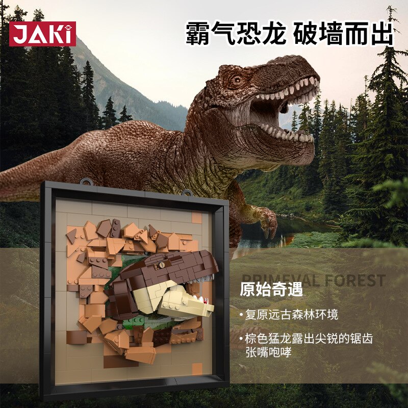 JAKI JK5301 Primal Adventures Stereoscopic Dinosaur Painting