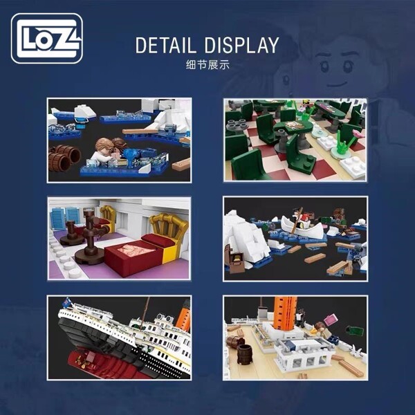 LOZ 1060 Titanic Ship