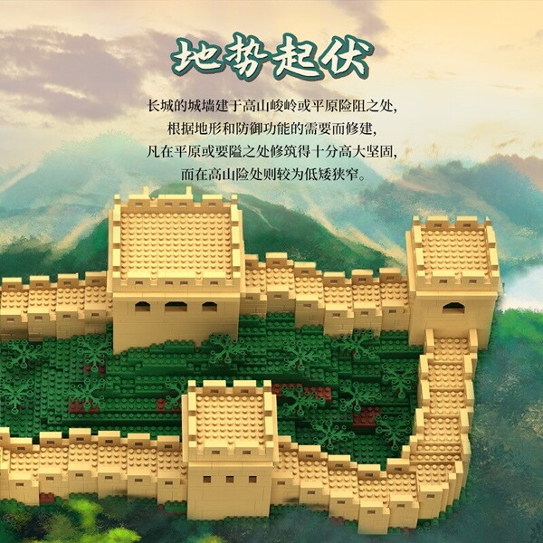 MY 92007 Wanli Great Wall Chinese Ancient Building