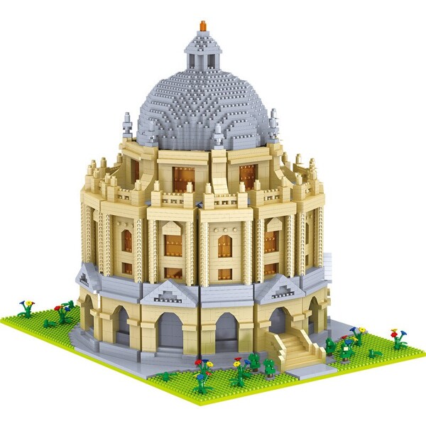 World Architecture Mini Building Blocks Oxford University School 3D City Model DIY Diamond Blocks Bricks Toy for Children Gifts