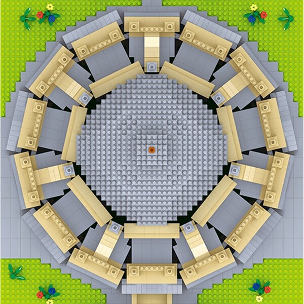 World Architecture Mini Building Blocks Oxford University School 3D City Model DIY Diamond Blocks Bricks Toy for Children Gifts