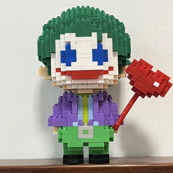 CLC 6726 Joker World Suit Clown Love Balloon Stand Smile