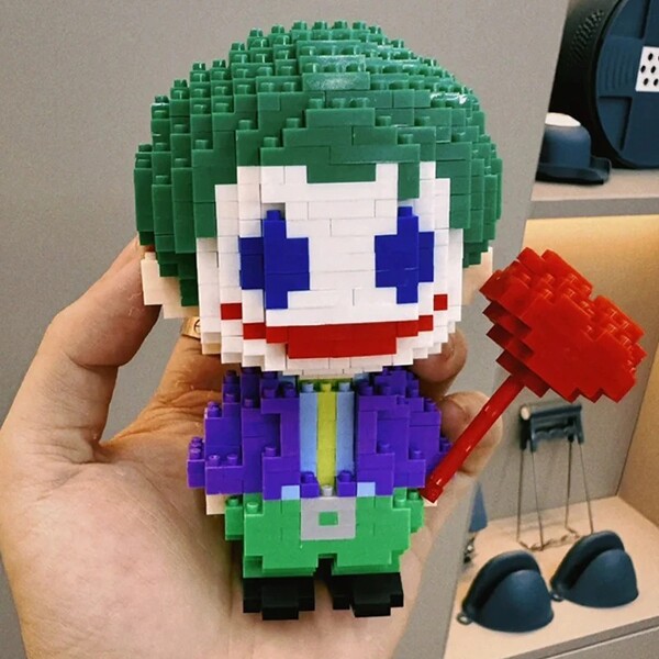 CLC 6726 Joker World Suit Clown Love Balloon Stand Smile