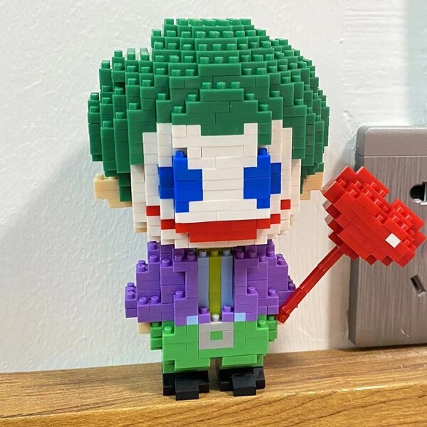 CLC 6726 Joker World Suit Clown Love Balloon Stand Smile