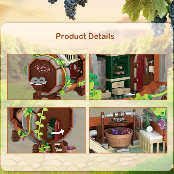 Loz 2206 Mini Brown Wine Barrel