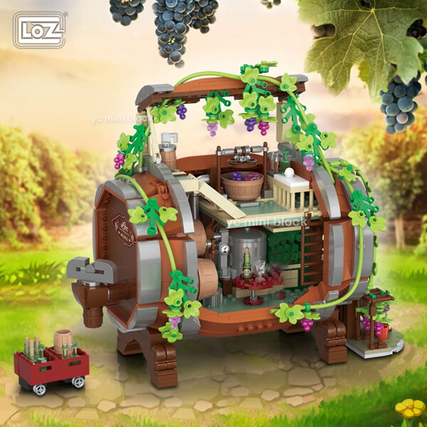 Loz 2206 Mini Brown Wine Barrel