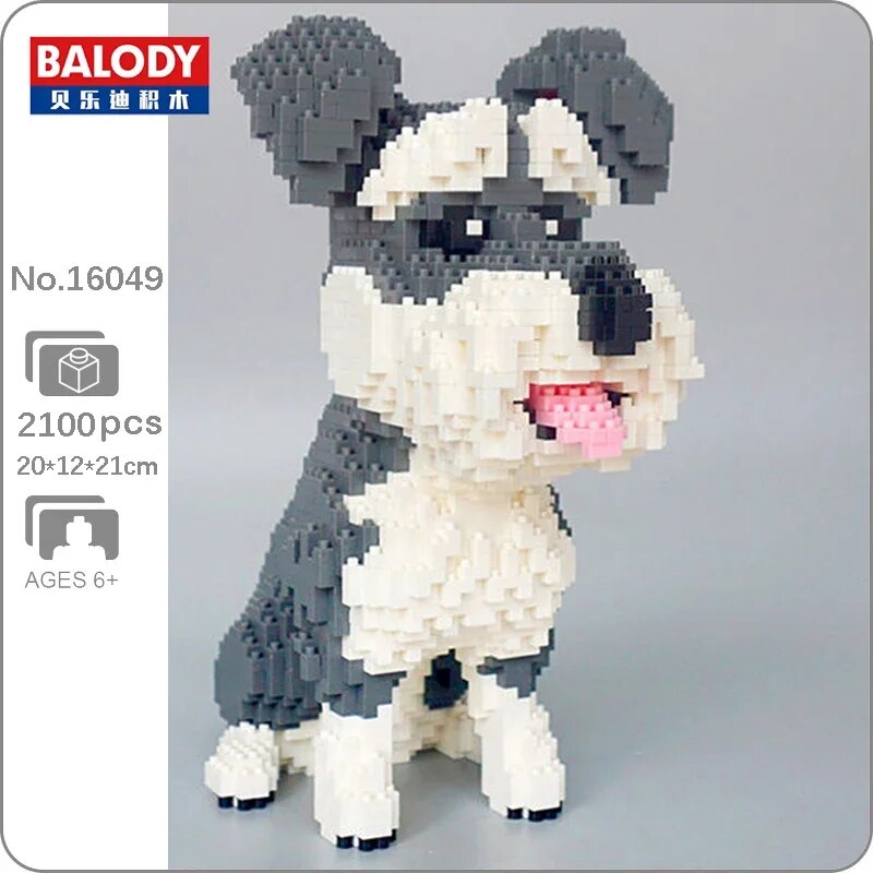 Balody 16049 Standard Schnauzer Dog Puppy Pet