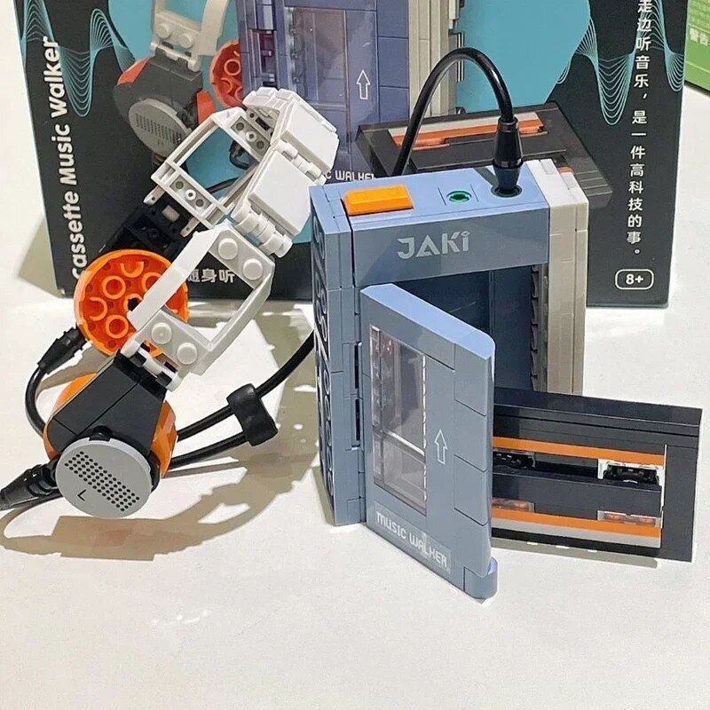 JAKI 8212 Cassette Music Walkman Tape Recorder Song Radio Earphone Machine