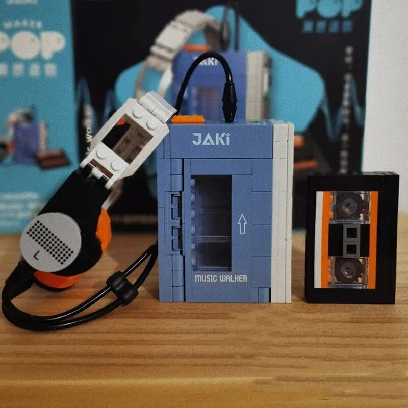 JAKI 8212 Cassette Music Walkman Tape Recorder Song Radio Earphone Machine