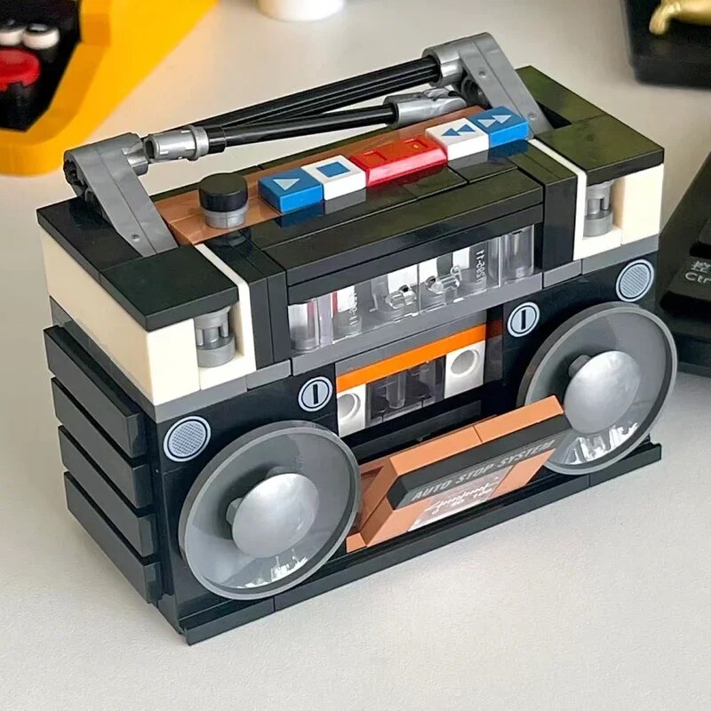 JAKI 8215 Retro Boombox Cassette Radio Music Tape Player Machine