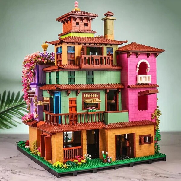 LHCX 818 Magic Flower House Cherry Blossom Villa Garden
