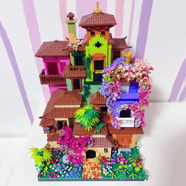 LHCX 818 Magic Flower House Cherry Blossom Villa Garden