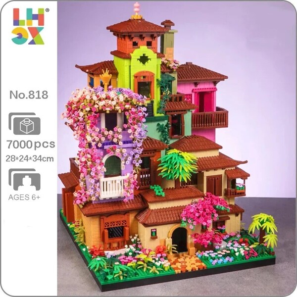 LHCX 818 Magic Flower House Cherry Blossom Villa Garden