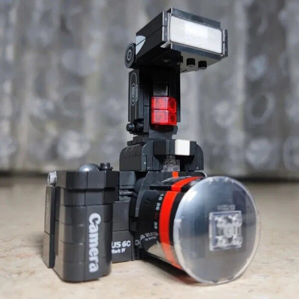 Lezi 00845 Black Flash Light Advanced Digital SLR Camera Photo Machine