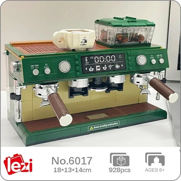 Lezi 6017 Cafe Automatic Double-head Coffee Maker