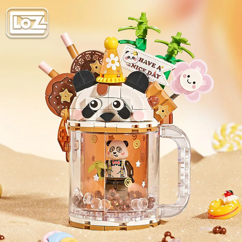 Loz 4201-4206 Ice Cream Bear Panda Quicksand Cup