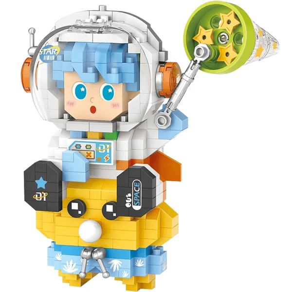 Loz 8827-8830 Astronaut Spacecraft Rocket