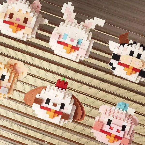 MK K110-K121 Zodiac Daruma Mouse Tiger Rabbit Dragon Snake Horse Monkey Pig