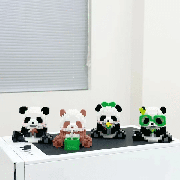 Mini Panda Micro Building Blocks