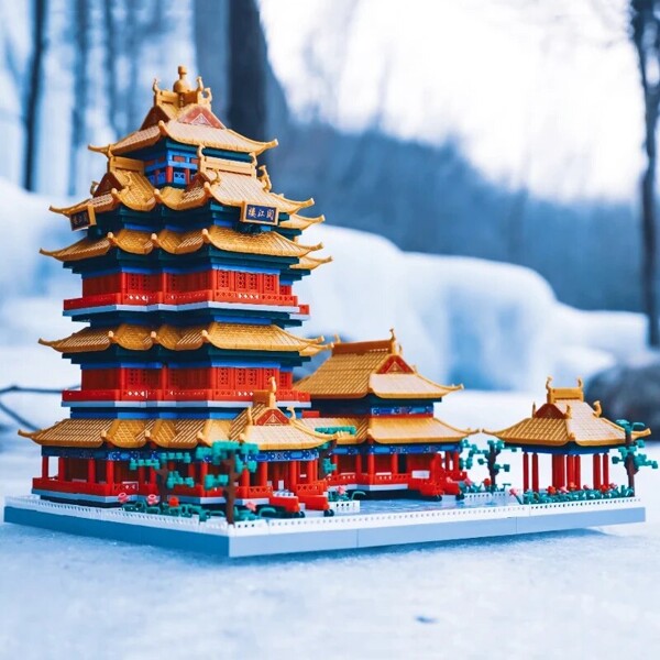 Moyu 92020 Yuejiang Tower Pavilion Palace