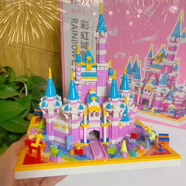 Moyu 92031 Rainbow Medieval Castle Palace Tower