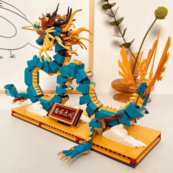 WLCX 2158 Chinese Dragon King Of The Eastern Sea Loong Cloud Monster
