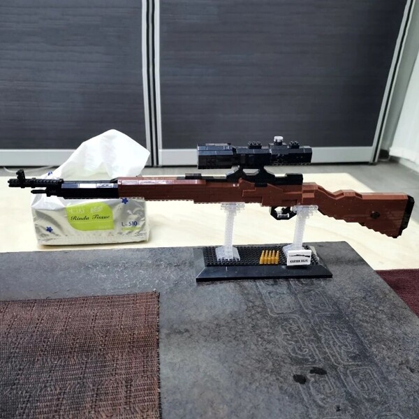 YKO 1011-1018 AK47 Assalut Rifle Sniper Gun Gatling Rocket Weapon