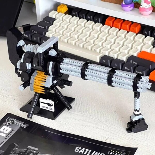 YKO 1011-1018 AK47 Assalut Rifle Sniper Gun Gatling Rocket Weapon