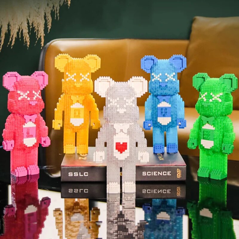 YKO 2181-2185 Love Crystal Bear Heart Drawer Pet