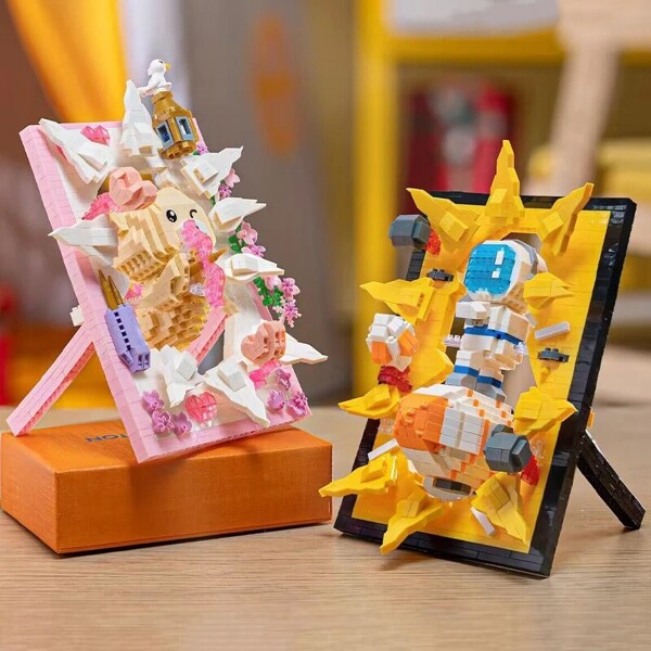 YKO 1162-1165 Space Astronaut Rocket Cupid Bear Ultraman Christmas Santa Claus Photo Frame