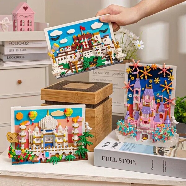 YKO 1178-1180 Castle Taj Mahal Potala Palace Photo Frame