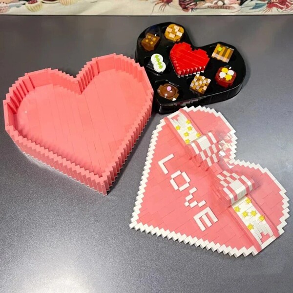 YP 6919 Wedding Love Sweet Heart Chocolate Bow Star Storage Case