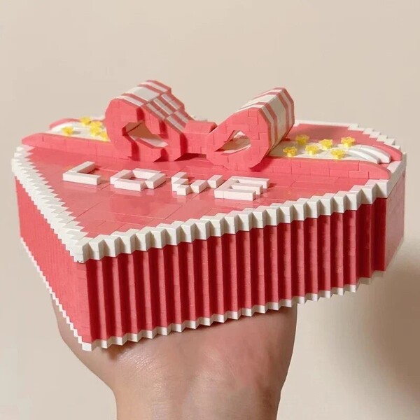 YP 6919 Wedding Love Sweet Heart Chocolate Bow Star Storage Case