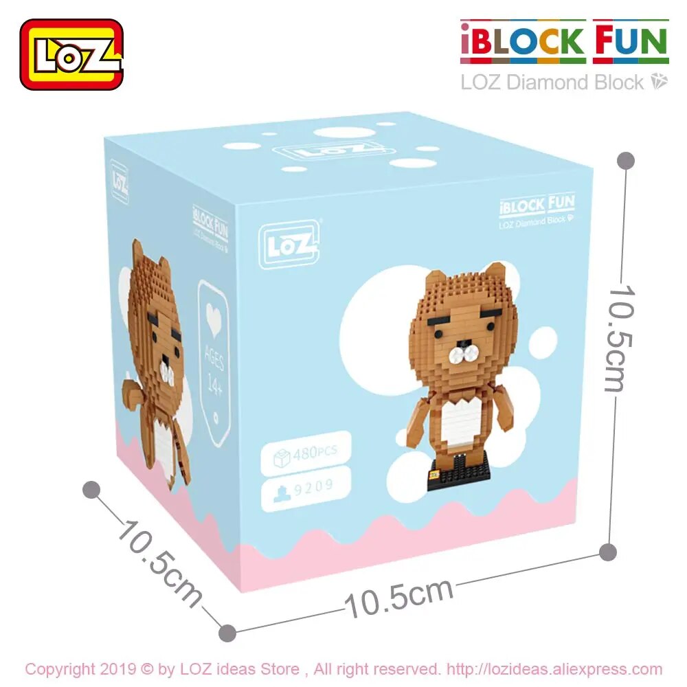 LOZ 9209 Brown Bear Anime