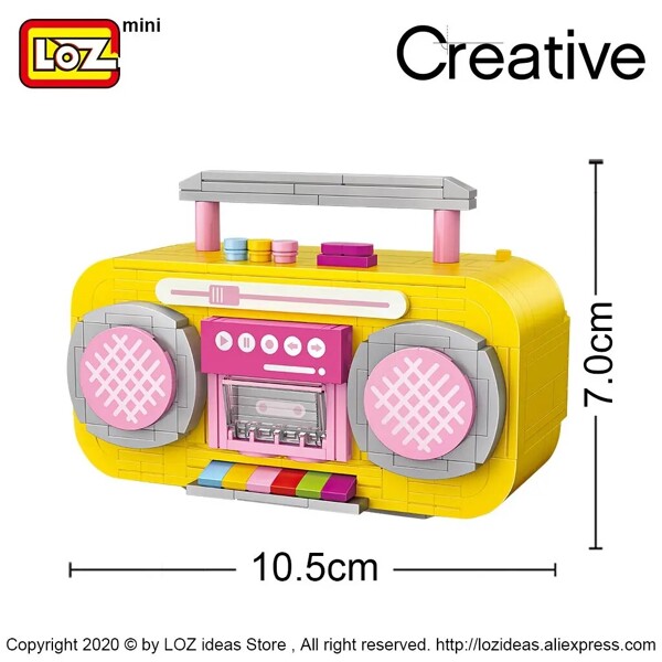 LOZ 4102 Yellow Radio Recorder CP Model
