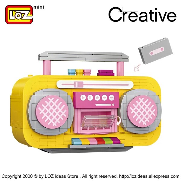 LOZ 4102 Yellow Radio Recorder CP Model