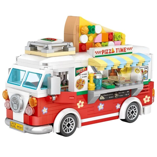 LOZ 1739-1740 Pizza Cart Coffee Cart