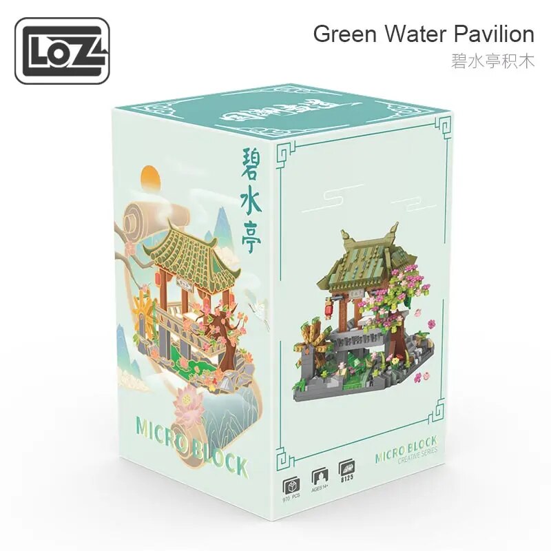 Loz 8125 Bishui Pavilion Chinese Style