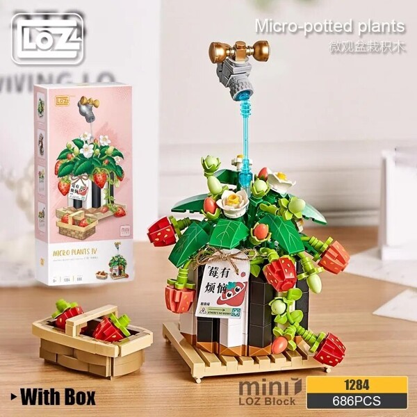 Loz 1284 1285 Micro Potted Berry with Troubles