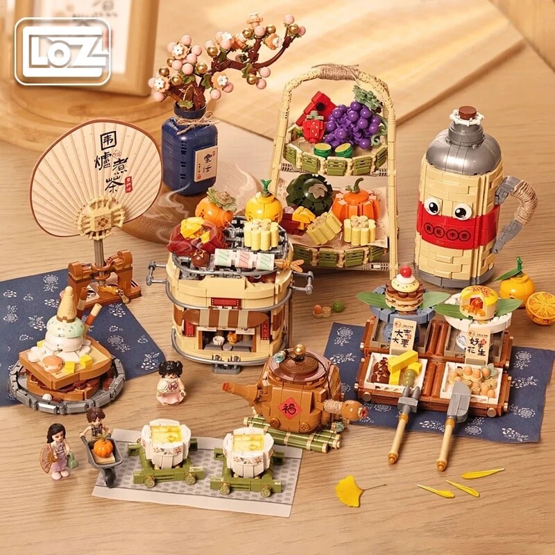 Loz 1388-1391 Stove Tea Cooking Candy Snacks Food Decoration