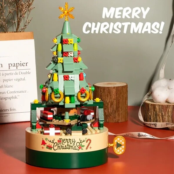 Forange FC6004 Merry Christmas Lighting Tree Music Boxes Decoration